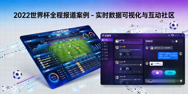 2022世界杯全程报道案例 - 实时数据可视化与互动社区