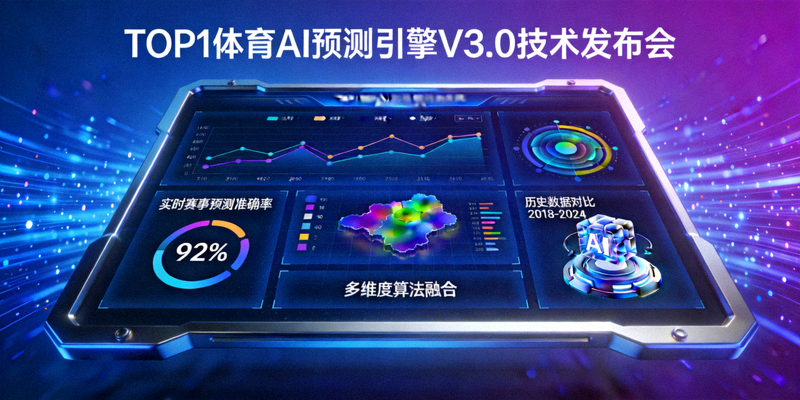 TOP1体育AI预测引擎V3.0技术发布会 - 展示数据分析界面